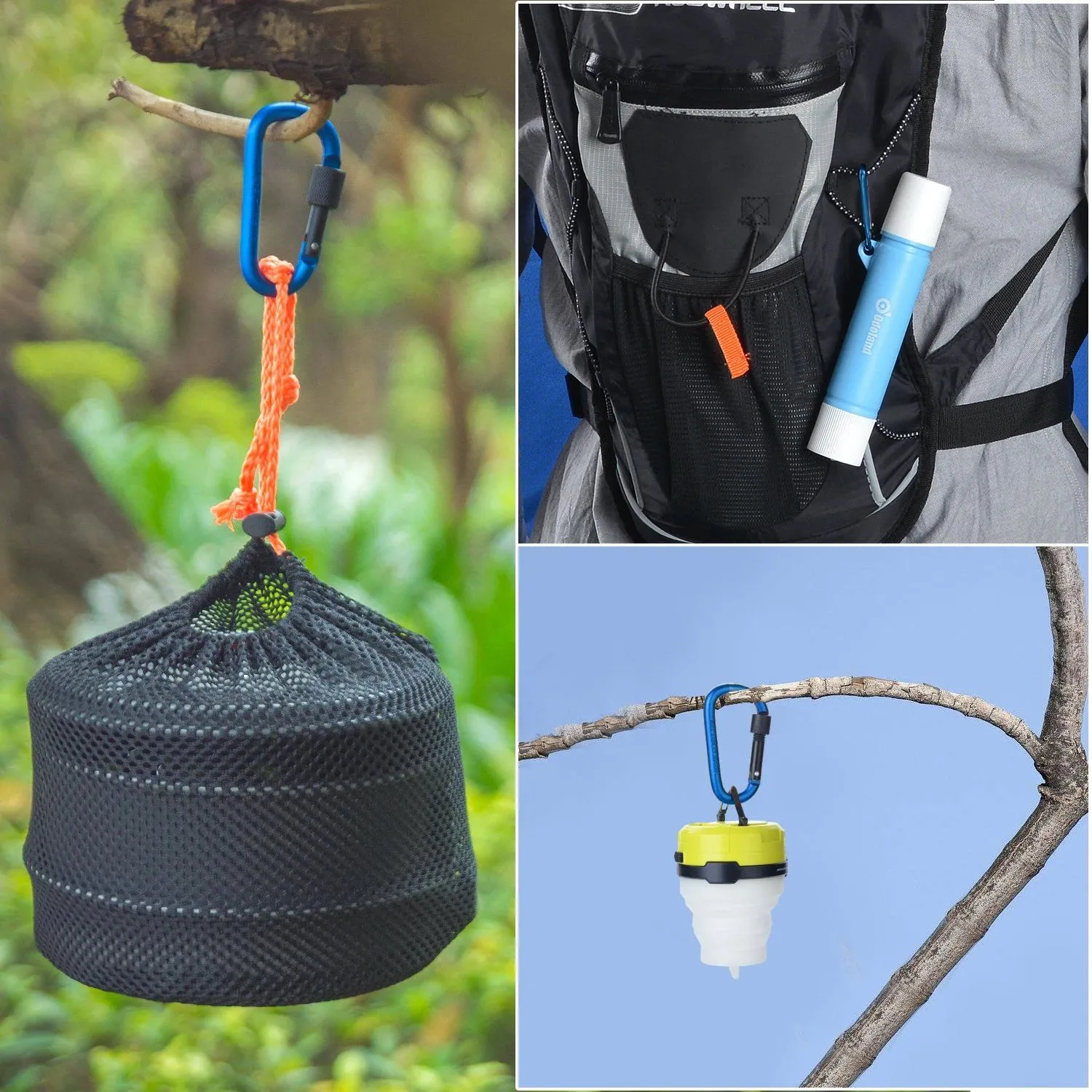 10-Pieces: ODOLAND Camping Cookware Mess Kit