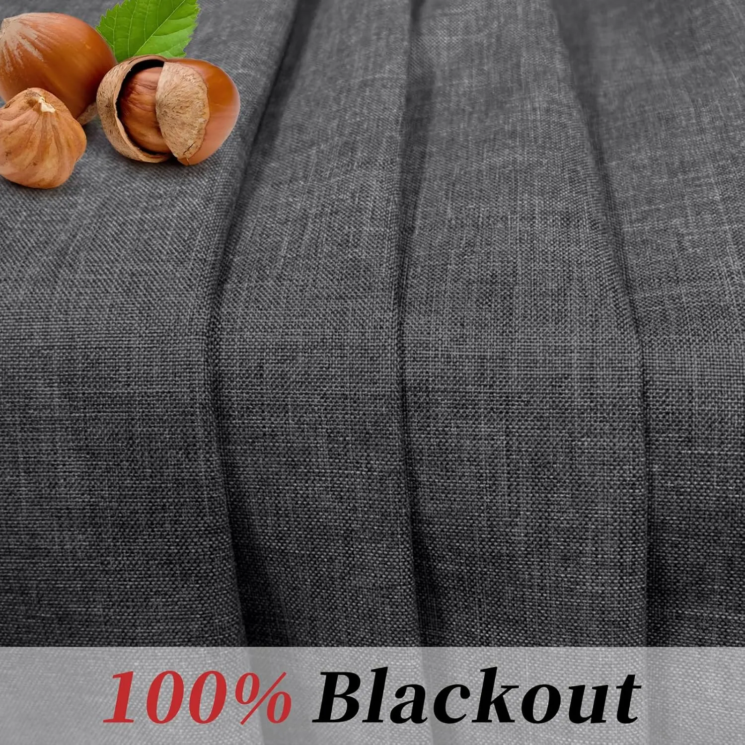 100% Lights Block Door Curtain,UV Blocker,roll-able,Rod Pocket Blind Shade, Easy Installed,Offer Privacy and Darkness for Glass Door Window.(Dark Gray, 26" W x 70" L,Pack of 1)