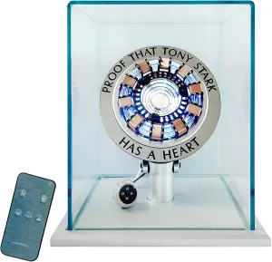 1:1 Arc Reactor MK1 DIY Finished Product Model Led Light USB with Display Box