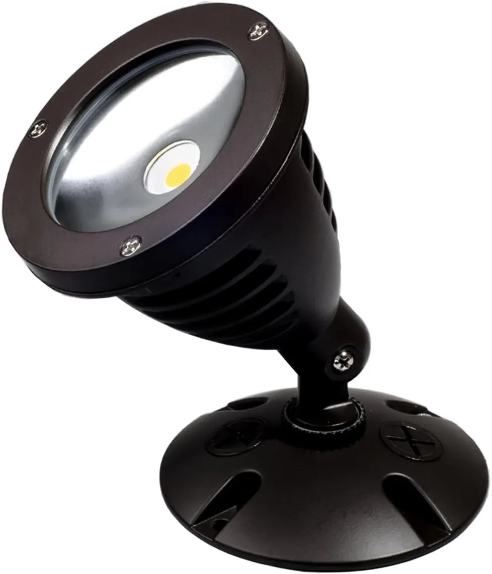 1100LM LED Flood Light, LED Outdoor Security Light, Exterior Flood Lights Fixture with CREE LED Source for Landscape Light, Commercial, Home, Garden, Yard, Waterproof, Brown