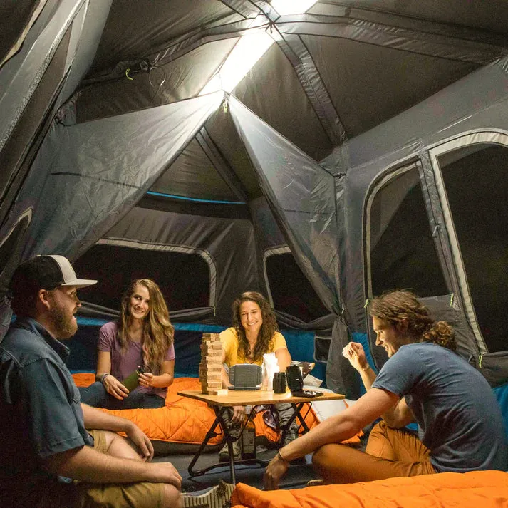 12 Person Lighted Instant Cabin Tent