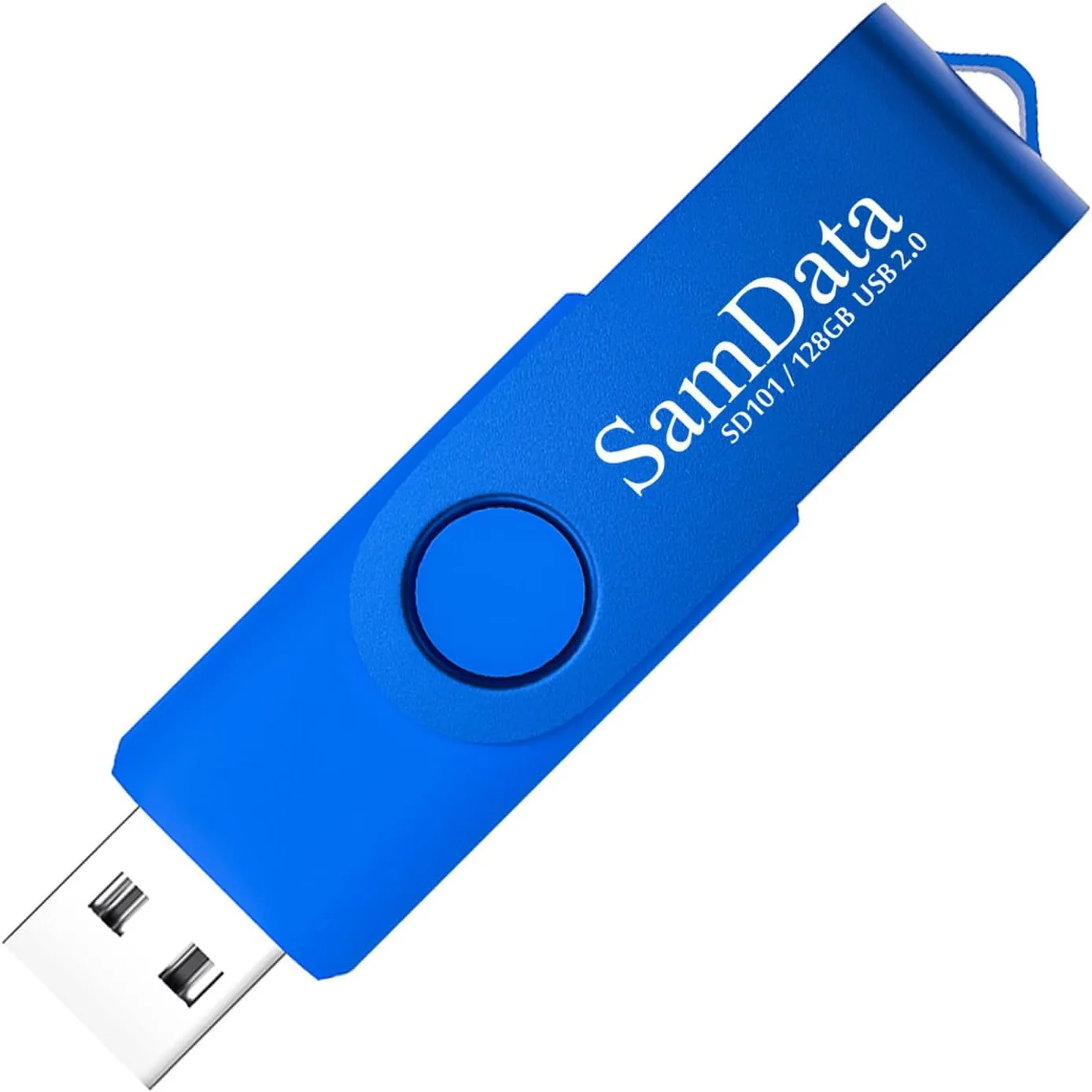 128GB USB Flash Drives 5 Pack 128GB Thumb Drives Memory Stick Jump Drive with LED Light for Storage and Backup (5 Colors: Black Blue Green Red Silver)