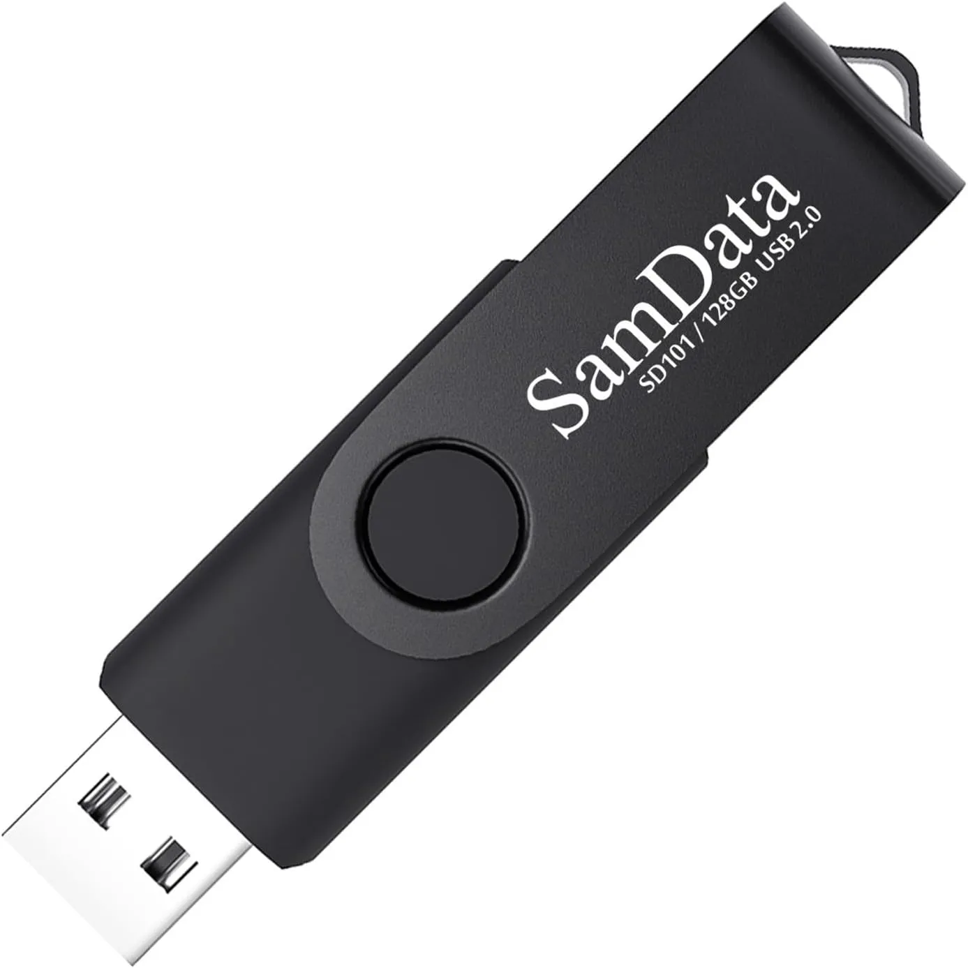 128GB USB Flash Drives 5 Pack 128GB Thumb Drives Memory Stick Jump Drive with LED Light for Storage and Backup (5 Colors: Black Blue Green Red Silver)