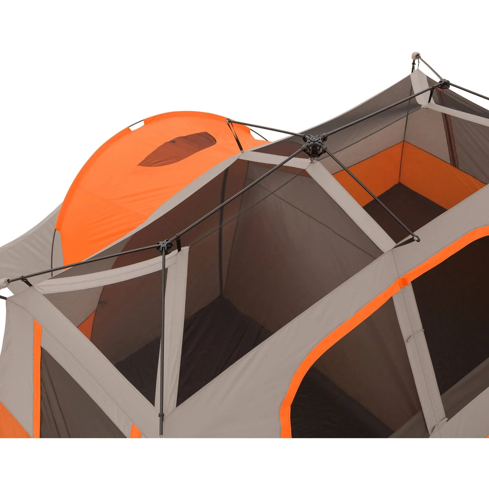 14' x 14' Instant Cabin Tent for 11 with Private Room - Ultimate Family Camping Comfort!