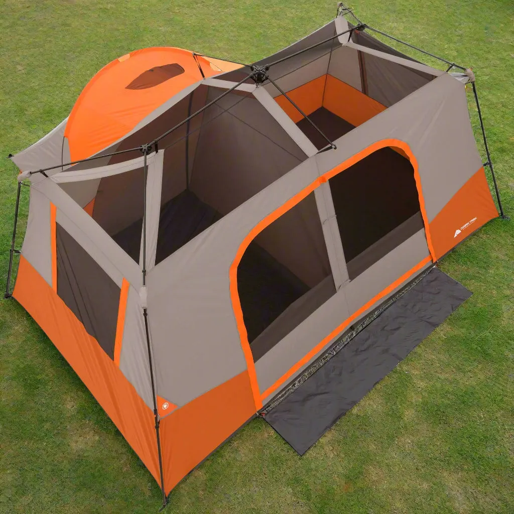 14' x 14' Instant Cabin Tent for 11 with Private Room - Ultimate Family Camping Comfort!