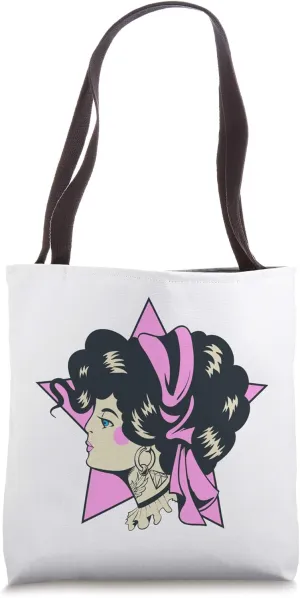 1950s Sock Hop Rockabilly 50s Pinup Doo Wop Rock and Roll Tote Bag