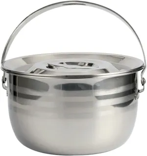 1pc High Capacity Soup Pot Stainless Steel Non-stick Cookware for Camping and Home Use Stew Pot with Humanized Handle for Efficient Cooking