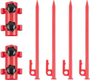 1Set Tent Pitching Tool Secure Tent Rod Outdoor Reinforced Shade Fixed Shelters Outdoor Camping Essential