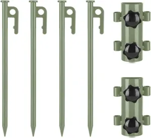 1Set Tent Pitching Tool Secure Tent Rod Outdoor Reinforced Shade Fixed Shelters Outdoor Camping Essential
