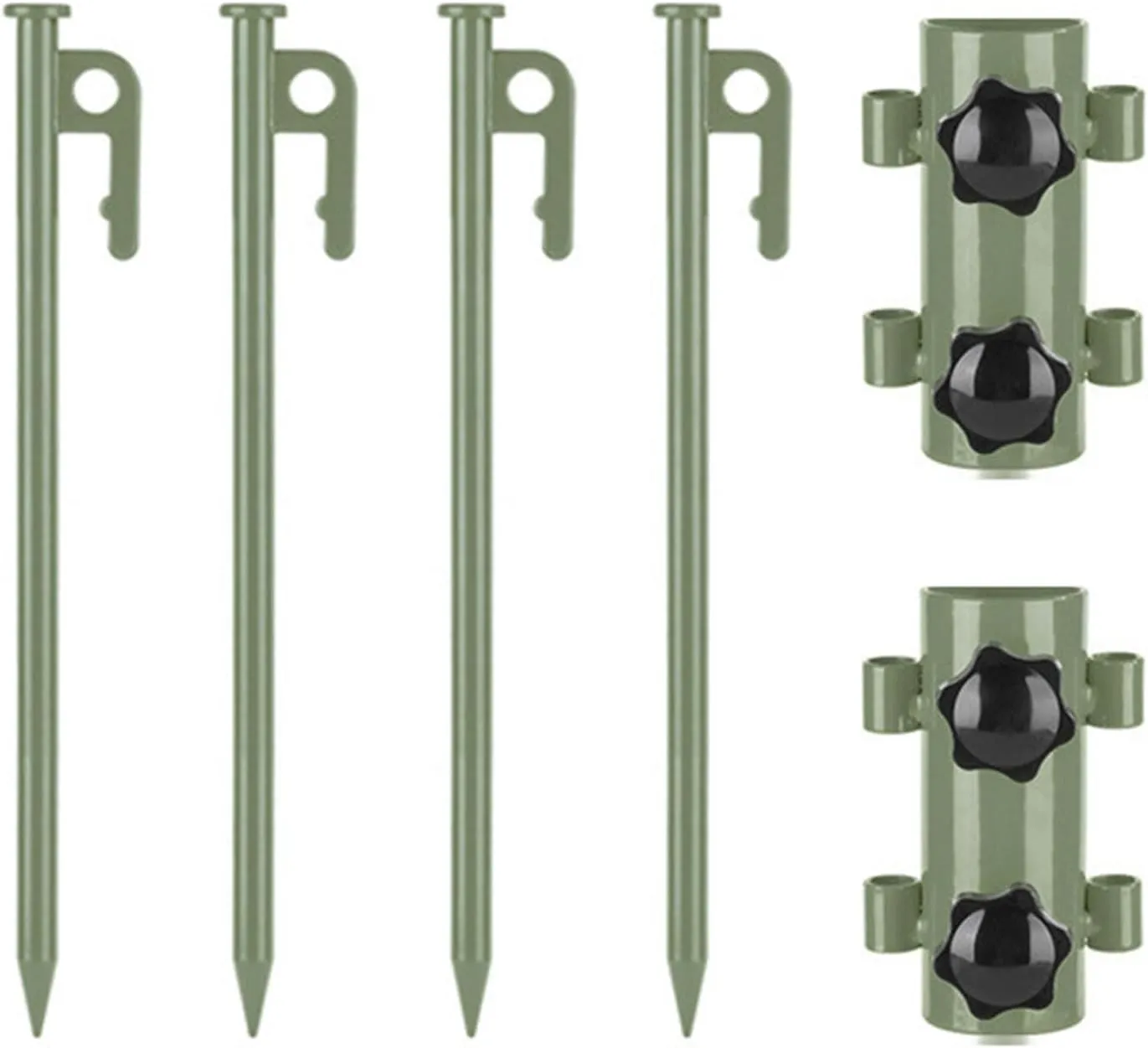 1Set Tent Pitching Tool Secure Tent Rod Outdoor Reinforced Shade Fixed Shelters Outdoor Camping Essential