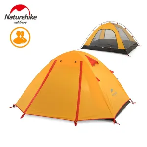 2 Hiking Waterproof - Double Tent Aluminum 5000mm Outdoor Camping Fishing Tents Naturehike Travel Impeccable Pole Person 4 Versatile product line Layer