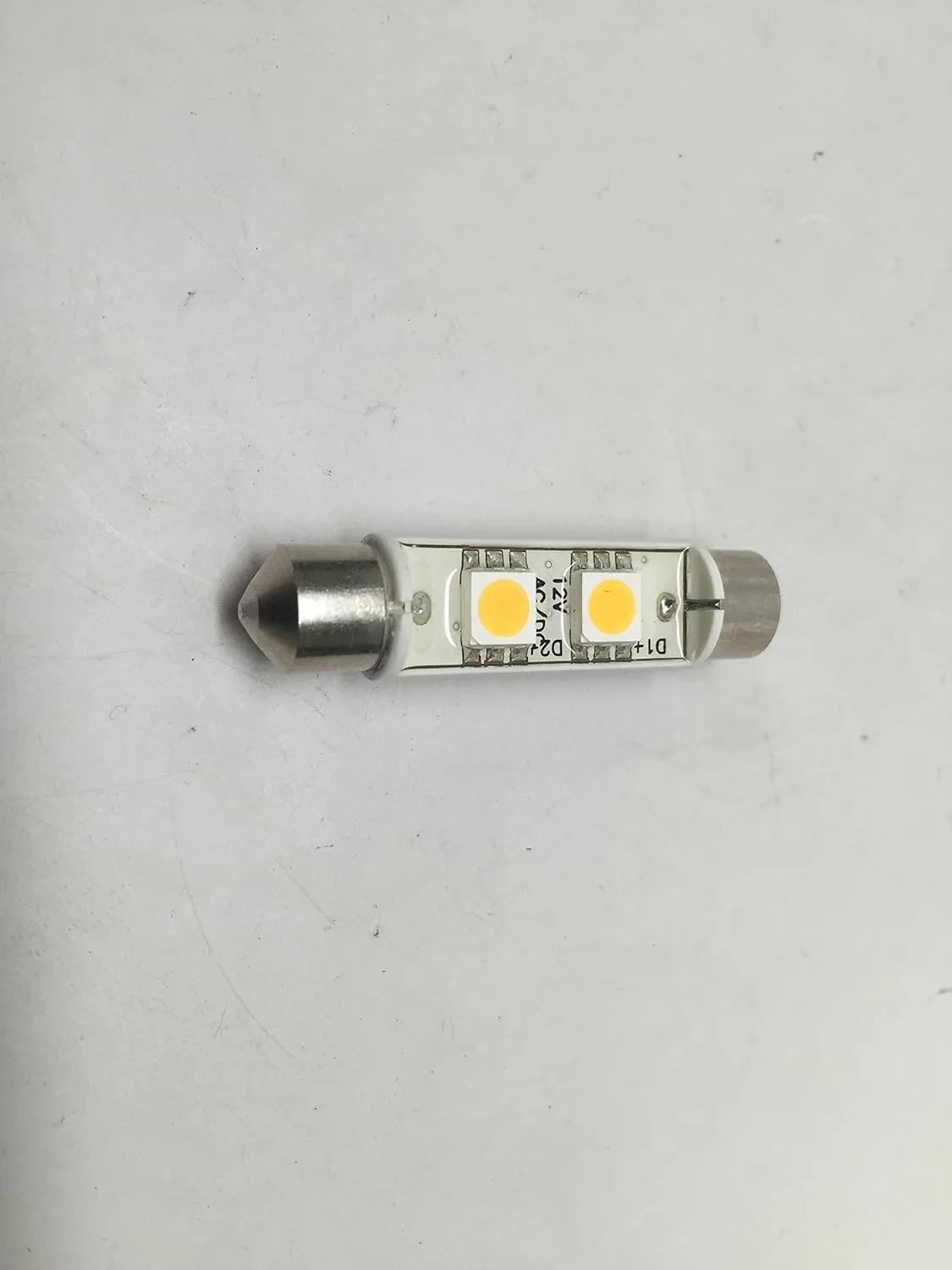 2 PCS RV AUTO Trailer LED 2 Bulb Festoon Warm White Tail Light Interior Dome
