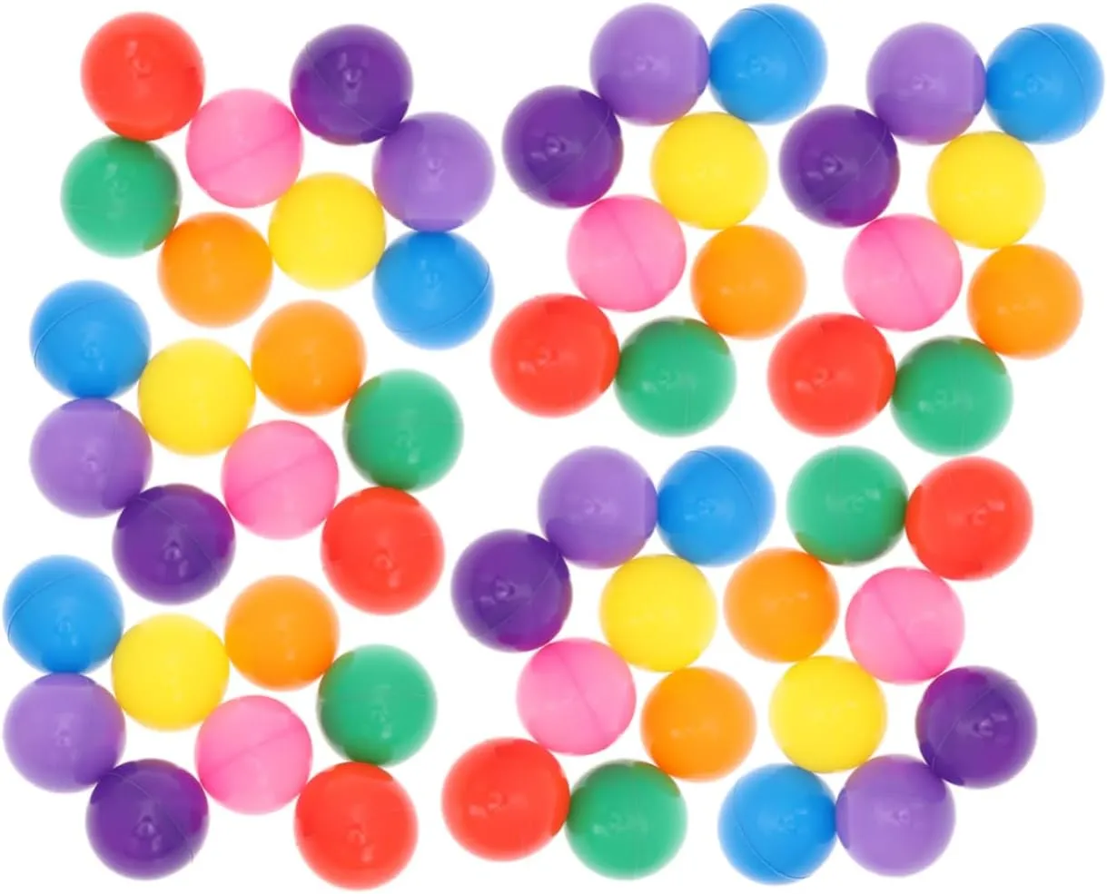 200PCS Crush Ocean Balls for Educational Bath Play Macaron Mixed Colors for Ball Pits Playhouses Pools and Playpens