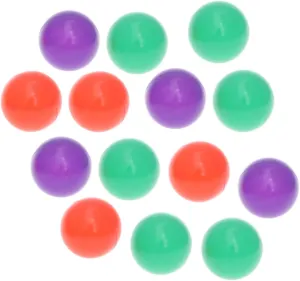 200PCS Crush Plastic Ocean Balls for Macaron Balls for Playgrounds and Bounce Houses Safe Educational Fun for Boy Girl