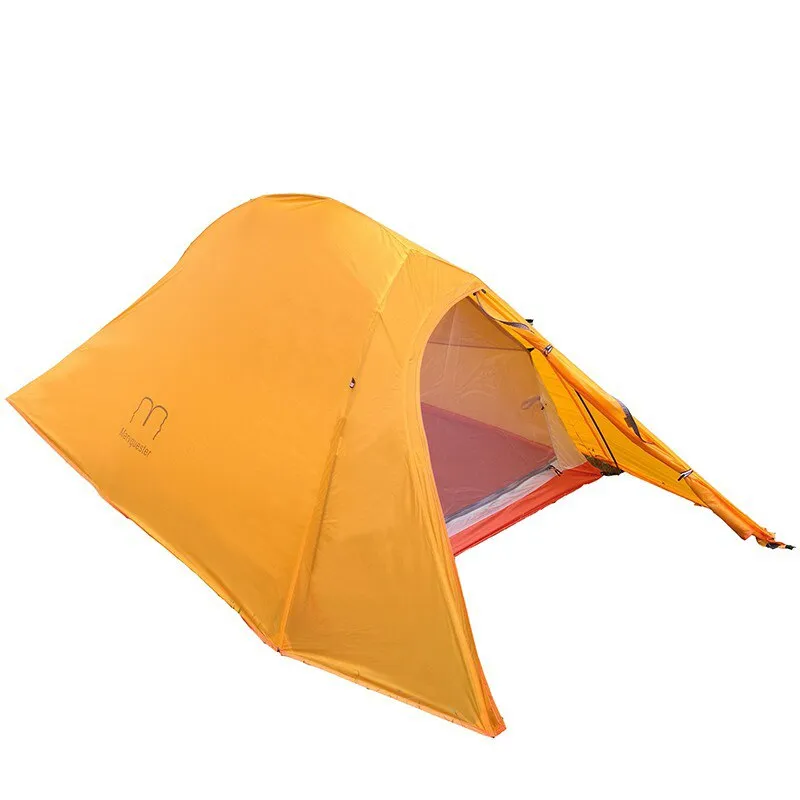 20D Nylon & Carbon Fiber Pole Silicone Coated Waterproof 2 Persons Double-layer Ultralight