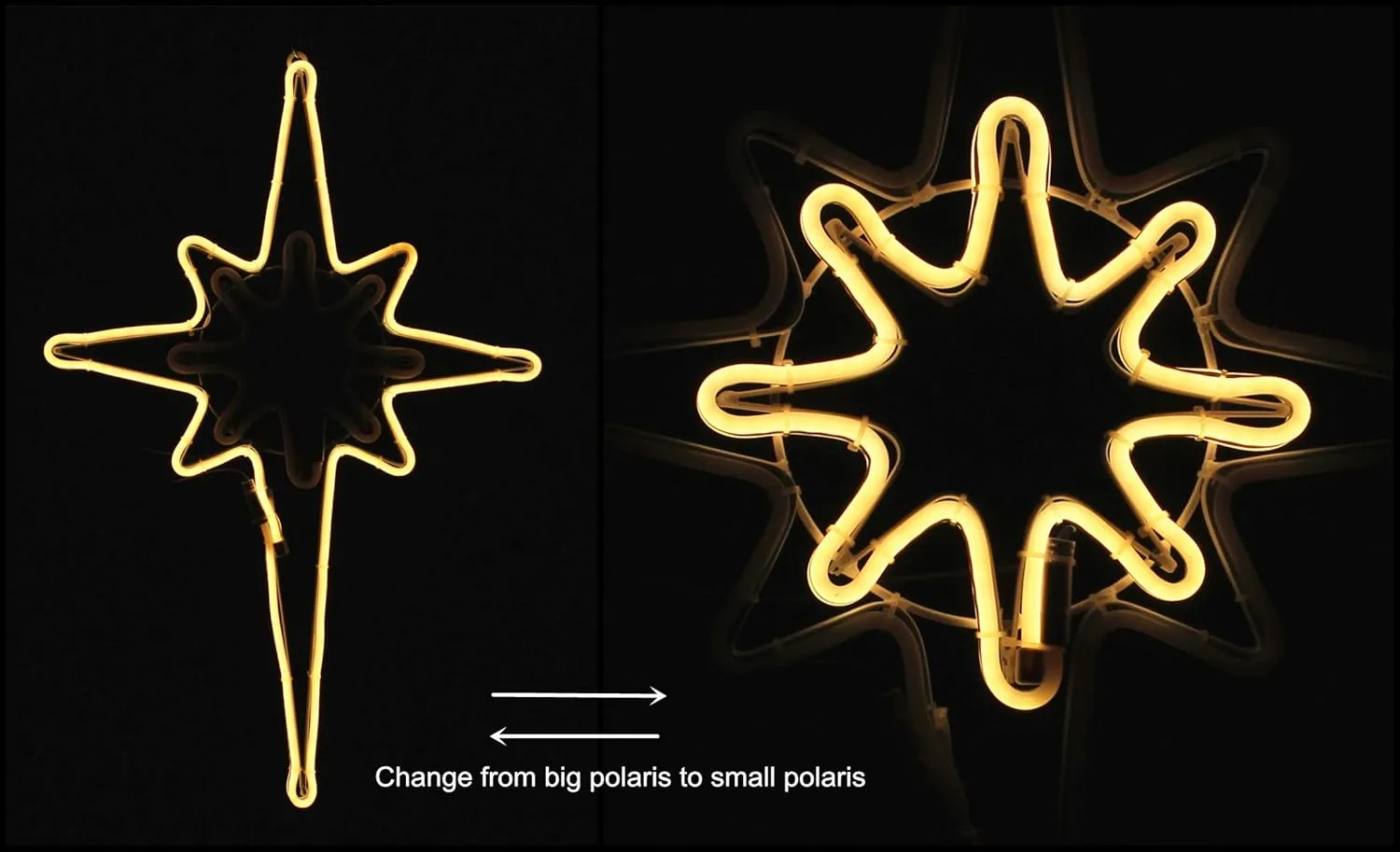 25" Star of Bethlehem with 11 Functions 408 LED Strip Light Motif Indoor/Outdoor Use,for Christmas,Party,Festival,Cafe,Home(Warm White)