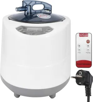 2.8L 1500W Sauna Generator, Portable Steam Generator Body Therapy Machine for Home Shower SPA Body Therapy Steamer with Digital Control Panel Smooth Comfortable Durable Anti‑Corrosion