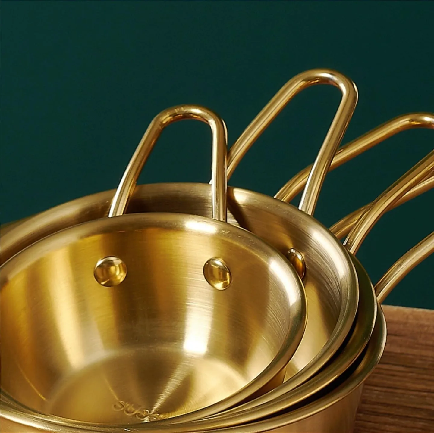2PCS Hiking and Camping Portable Hot Pot Bowl 304 Stainless Steel Tableware(14cm)