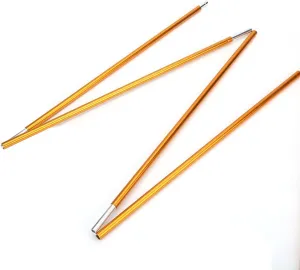 2Pcs Tent Poles,High Strength 12 Sections Aluminum Alloy Tent Poles for Outdoor Camping Hiking Travel, Odorkleu6va14msot