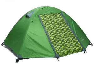 3-4 Person Double-Layer Outdoor Tent, Multifunctional Camouflage Double Door Camping Tent, Windproof and Rainproof, Used for Family Outdoor Camping Dinnersamouflage