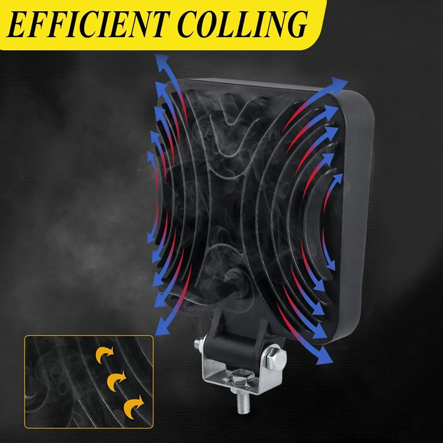 4 Inch Cube LED Work Lights for Tractor, Driving Fog Off Road Lights, LED Light pods 123W for Motorcycles Jeep Trucks Pickup Golf Cart SUV ATV UTV 4x4 Van Camper, 20Pack