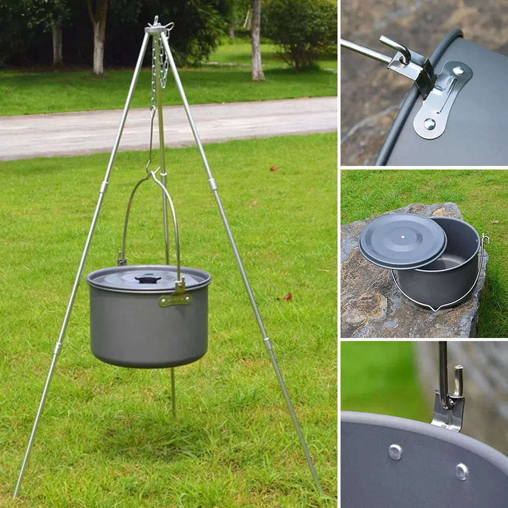 4.2L Camping Hanging Pot Ultralight - Outdoor Cookware