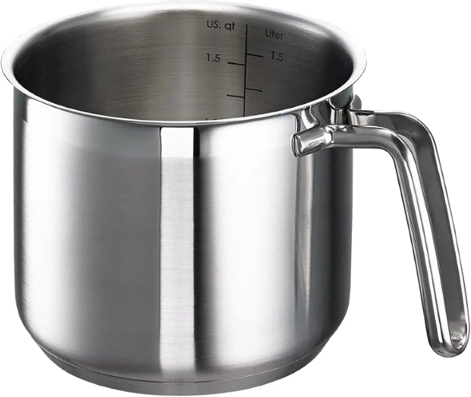 452254 Mini Milk Pan 18/10 Milk Pot Little Lilly/Diameter 14 cm 1.9 L, 64038 Milk Pot, Stainless Steel, Silver, 25 cm