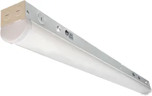 4FT Linear Strip w/Emergency Battery Shop Light, 40W Wattage Tunable 35K-65K 6CCT Tunable, Indoor Luminaires with Light Output 5200lm