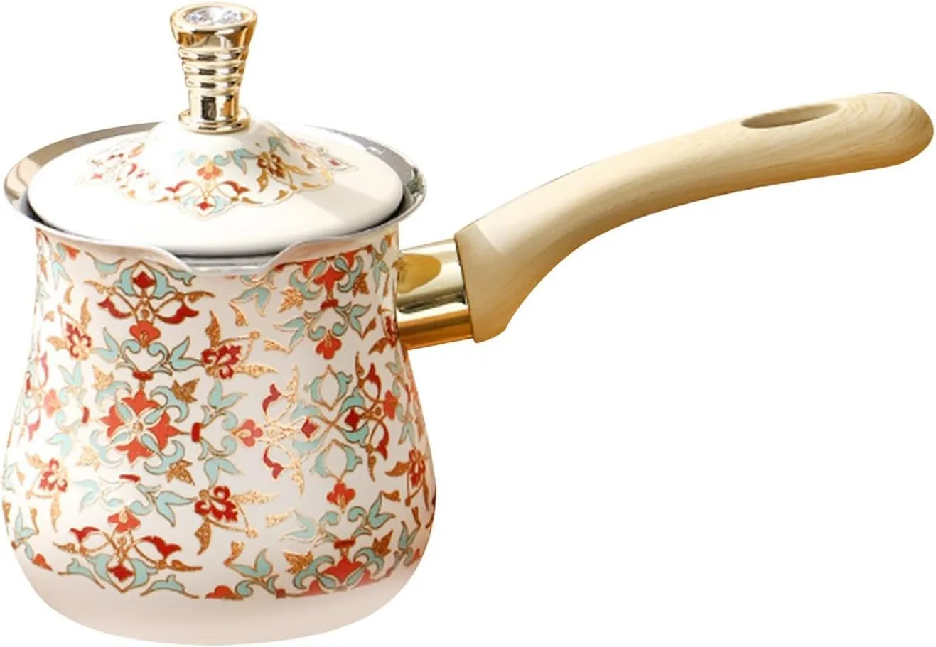 500ml Turkish Coffee Pot with Long Handle Kitchen Portable Camping Stainless Steel