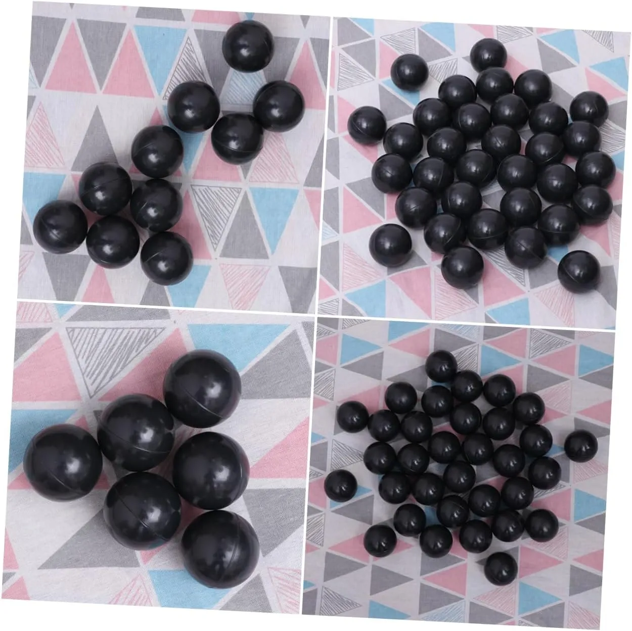50PCS Plastic Balls for Educational Ocean Balls Playhouses and Pools Safe Pe Material for Group Play and Hand Eye Coordination