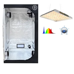 5x5 Living Room Grow tent With Mars TS3000 LED Grow Light