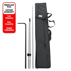 6.5' Premium Rectangle Flag Pole