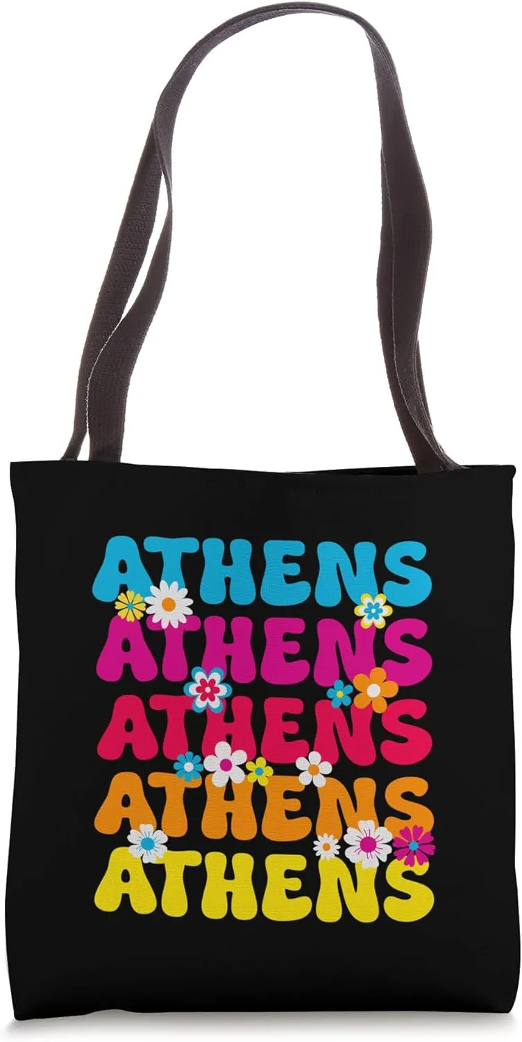 70s Athens Tote Bag