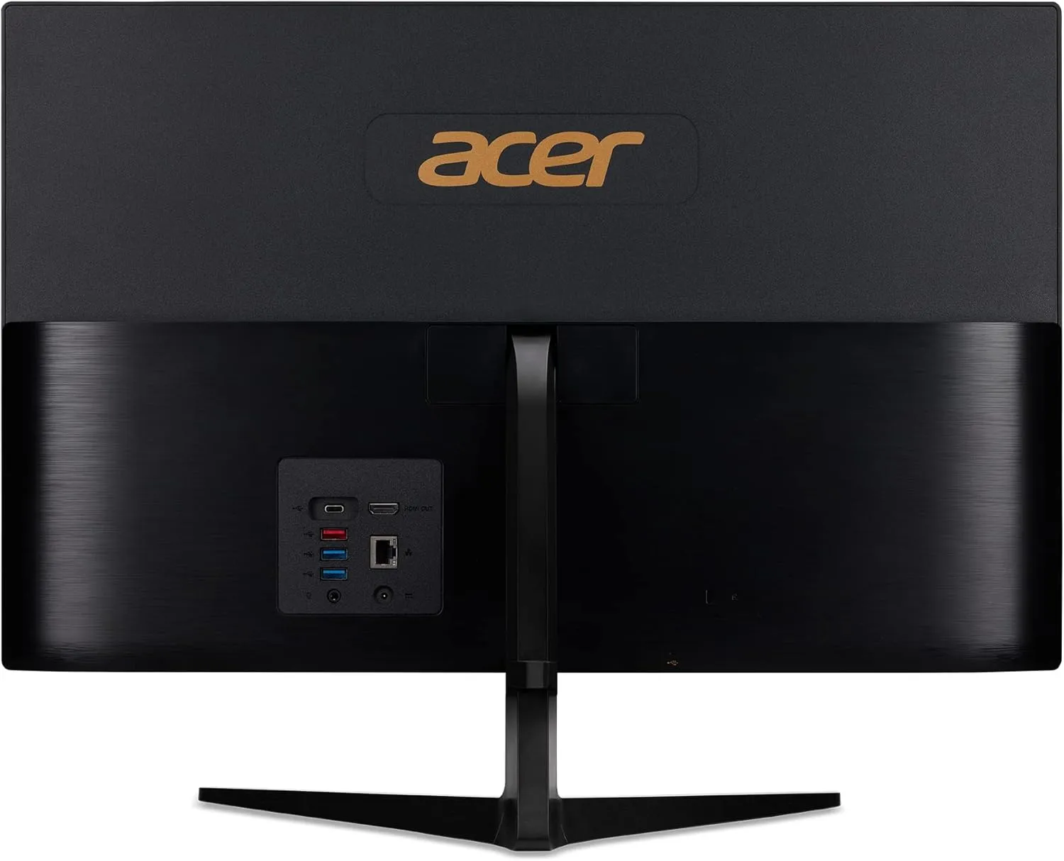 Acer Aspire C24-1700-UA91 AIO Desktop | 23.8" Full HD IPS Display | 12th Gen Intel Core i3-1215U | Intel UHD Graphics | 8GB DDR4 | 512GB NVMe M.2 SSD | Intel Wireless Wi-Fi 6 | Windows 11 Home,Black