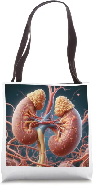 Adrenal Gland Adrenal Insufficiency Kidney Tote Bag