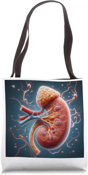 Adrenal Gland Adrenal Insufficiency Kidney Tote Bag