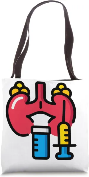 Adrenal Gland Adrenal Insufficiency Kidney Tote Bag