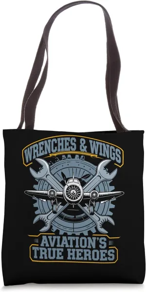 Aircraft Maintenance Aircraft Technician Aviation Mechanic Tote Bag