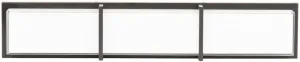allen   roth Brighton 4-Light 27-in Bronze Rectangle LED Vanity Light Bar VBL3-27BZ