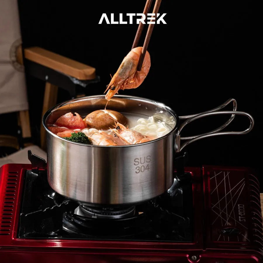 ALLTREK Cooking Set Outdoor 4in1 BRAISER Alat Masak Camping Besar