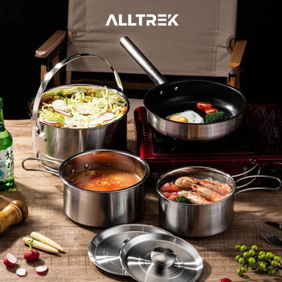 ALLTREK Cooking Set Outdoor 4in1 BRAISER Alat Masak Camping Besar