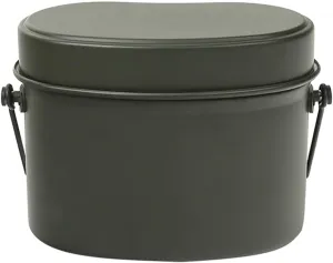 Aluminum Mess Tin with Three Parts, 1.5L Capacity Camping Mess Tin Kit for Outdoor Activities with Main Body