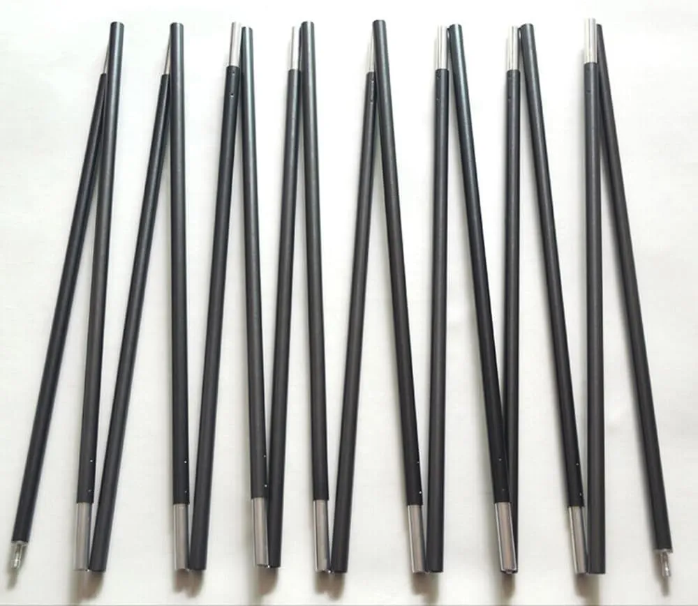 Aluminum tent poles Replacement Accessories Tent Rod Tent Pole Tent Bar Tent Building Supporting Rod Awning Frames Kit for Hiking Camping 13mm (13mmx20.37ft)