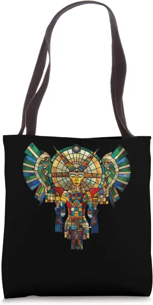 Anunnaki Stained Glass Tote Bag