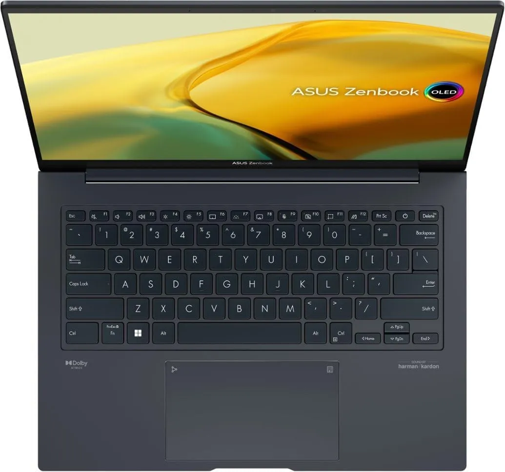 ASUS Zenbook Q420V 2023 Laptop 14.5" 2880x1800 120Hz OLED Touchscreen 14-Core Intel i7-13700H 16GB LPDDR5 1TB SSD Iris Xe Graphics Thunderbolt 4 Wi-Fi 6E Backlit KB Windows 11 Pro w/ONT 32GB USB