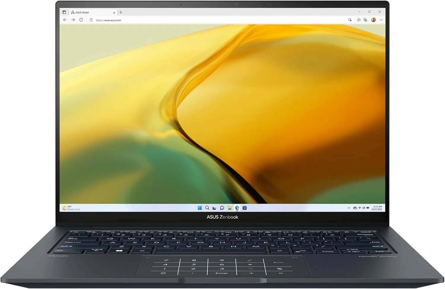 ASUS Zenbook Q420V 2023 Laptop 14.5" 2880x1800 120Hz OLED Touchscreen 14-Core Intel i7-13700H 16GB LPDDR5 1TB SSD Iris Xe Graphics Thunderbolt 4 Wi-Fi 6E Backlit KB Windows 11 Pro w/ONT 32GB USB