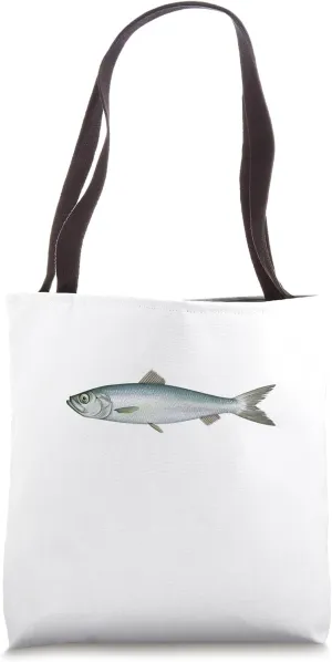 Atlantic Herring Fish Tote Bag