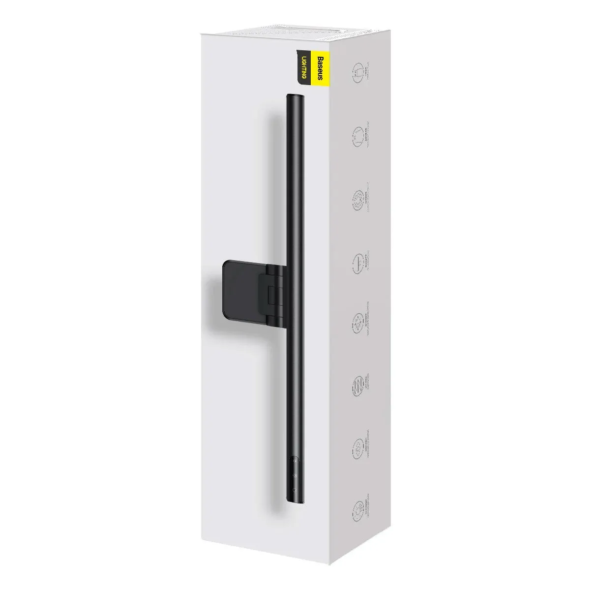 Baseus i-wok Series USB Asymmetric Light Source Screen Hanging Light Youth (Black) (DGIWK-B01)