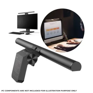 Baseus i-wok Series USB Asymmetric Light Source Screen Hanging Light Youth (Black) (DGIWK-B01)