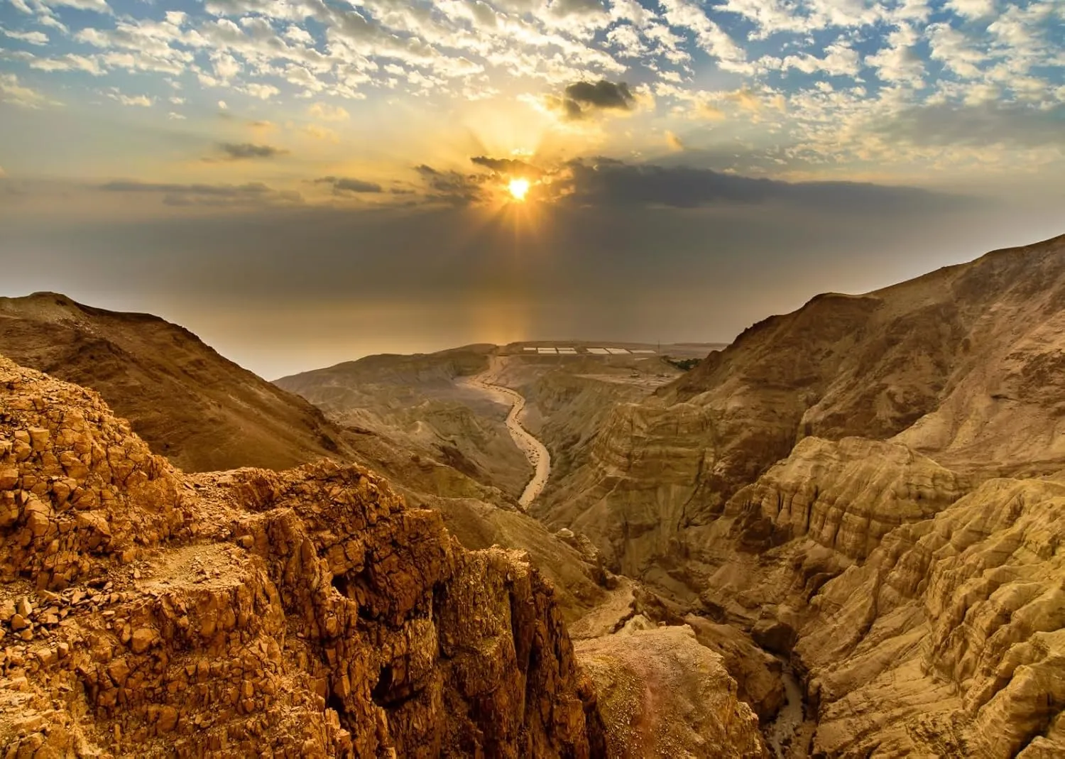 BELECO 8x6ft Fabric Israel Desert Mountains Backdrop Photography Judean Desert Sunrise, Rugged Rocky Cliff Natural Landscape Background for Travel Hiking Party Decorations Photo Studio Props